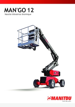 Zglobna podizna platforma na kotačima Manitou ManGo 12