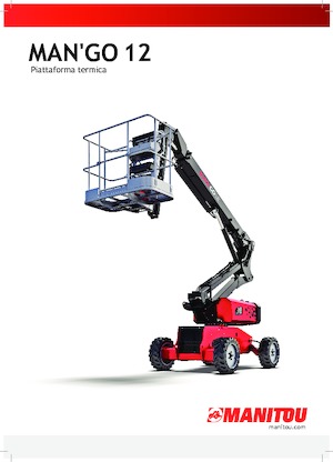 Zglobna podizna platforma na kotačima Manitou ManGo 12