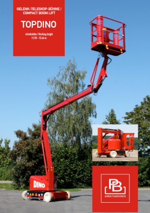 Zglobna podizna platforma na kotačima PB PB TOPDINO 126 II