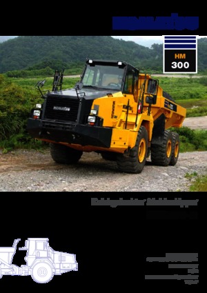 Zglobni kiperi Komatsu HM300-2
