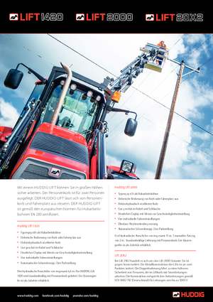 Teleskopske dizalice sa granom montirane na kamion Huddig Lift 2000