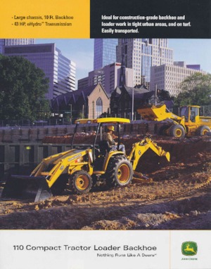Rovokopači-utovarivači John Deere Construction 110