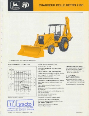 Rovokopači-utovarivači John Deere Construction 210 C