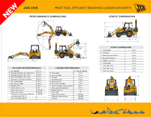 Rovokopači-utovarivači JCB 3DX