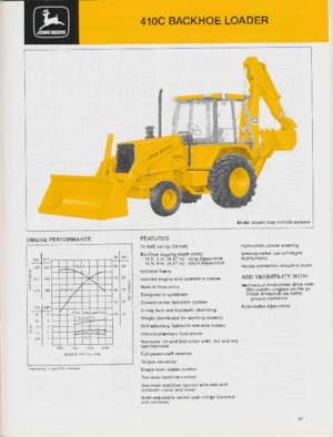 Rovokopači-utovarivači John Deere Construction 410 C