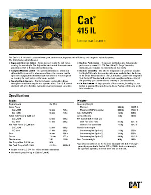 Rovokopači-utovarivači Caterpillar 415 IL