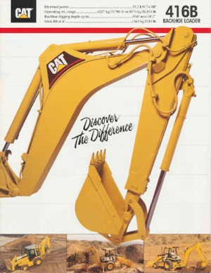 Rovokopači-utovarivači Caterpillar 416 B