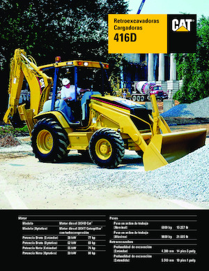 Rovokopači-utovarivači Caterpillar 416 D