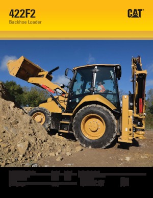 Rovokopači-utovarivači Caterpillar 422F2