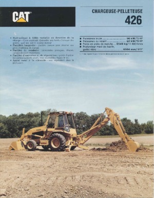 Rovokopači-utovarivači Caterpillar 426