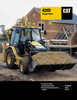 Rovokopači-utovarivači Caterpillar 428 D 4x4