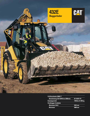 Rovokopači-utovarivači Caterpillar 432E 4x4