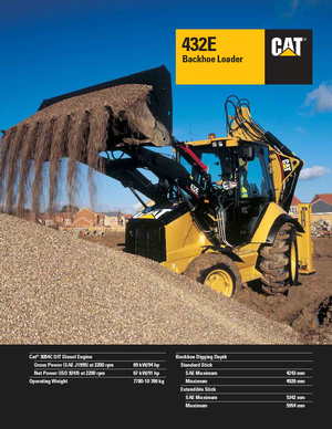 Rovokopači-utovarivači Caterpillar 432E 4x4