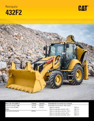 Rovokopači-utovarivači Caterpillar 432F2