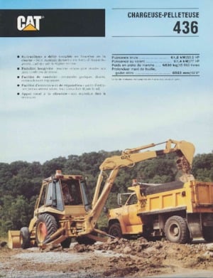Rovokopači-utovarivači Caterpillar 436
