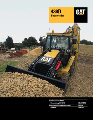 Rovokopači-utovarivači Caterpillar 438 D 4x4