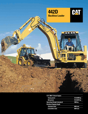 Rovokopači-utovarivači Caterpillar 442 D 4x4