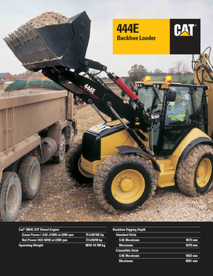 Rovokopači-utovarivači Caterpillar 444E 4x4