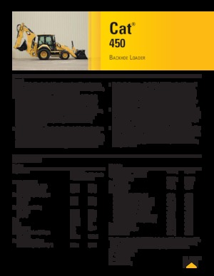 Rovokopači-utovarivači Caterpillar 450