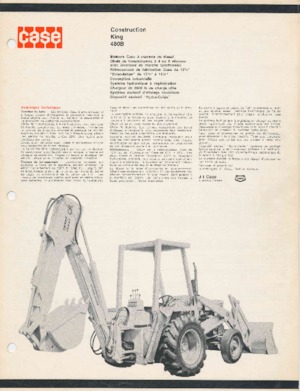 Rovokopači-utovarivači Case 480B