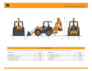 Rovokopači-utovarivači JCB 4CX 14FT