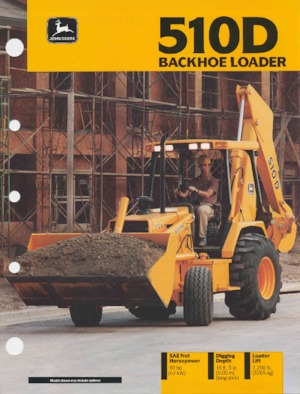 Rovokopači-utovarivači John Deere Construction 510 D