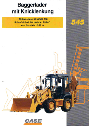 Rovokopači-utovarivači Case 545