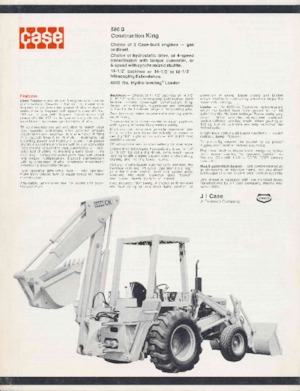 Rovokopači-utovarivači Case 580 B 