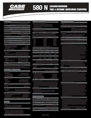 Rovokopači-utovarivači Case 580 N