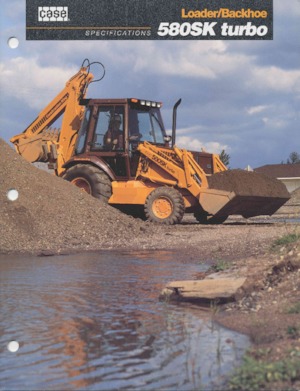 Rovokopači-utovarivači Case 580 SK Turbo 