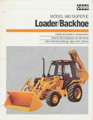 Rovokopači-utovarivači Case 580 Super E 