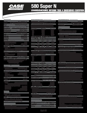 Rovokopači-utovarivači Case 580 Super N