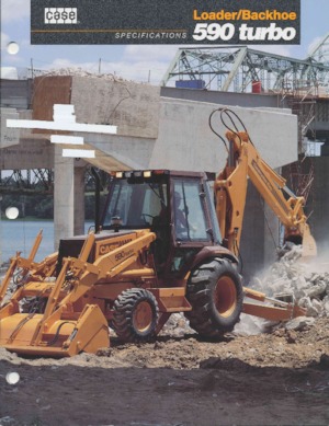 Rovokopači-utovarivači Case 590 Turbo