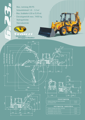 Rovokopači-utovarivači Venieri 6.23 B