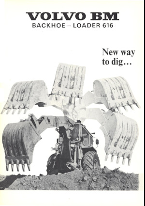 Rovokopači-utovarivači Volvo 616