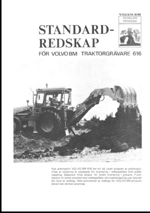 Rovokopači-utovarivači Volvo 616