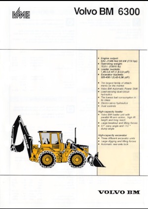 Rovokopači-utovarivači Volvo 6300*