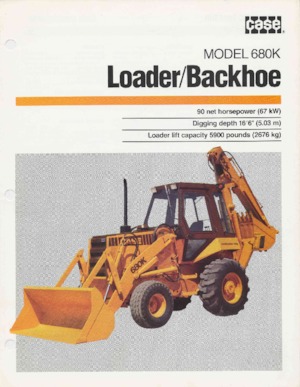 Rovokopači-utovarivači Case 680 K