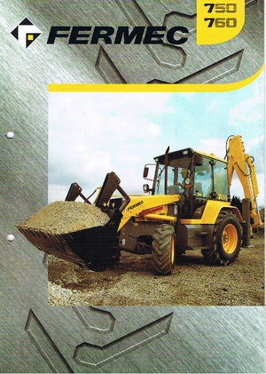 Rovokopači-utovarivači Terex-Fermec 760