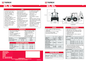 Rovokopači-utovarivači Terex 880