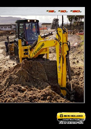Rovokopači-utovarivači New Holland B115B