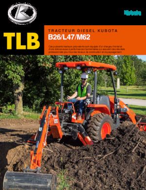 Rovokopači-utovarivači Kubota M62