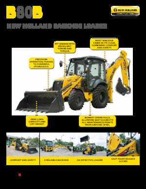 Rovokopači-utovarivači New Holland B80B