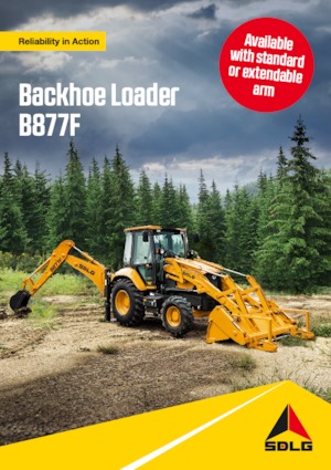 Rovokopači-utovarivači SDLG B877F