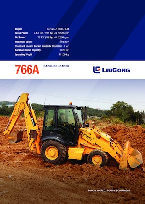 Rovokopači-utovarivači Liugong 766A 