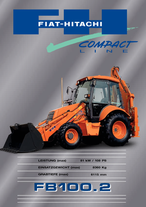 Rovokopači-utovarivači Fiat-Hitachi FB 100.2