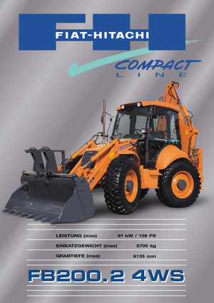 Rovokopači-utovarivači Fiat-Hitachi FB 200.2