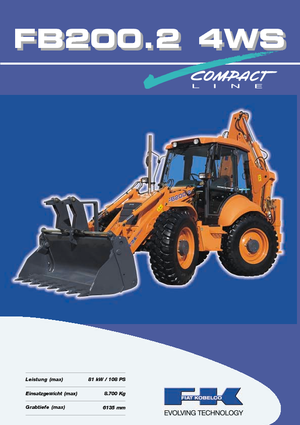 Rovokopači-utovarivači Fiat Kobelco FB 200.2