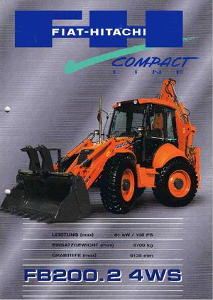 Rovokopači-utovarivači Fiat-Hitachi FB 200 4WS