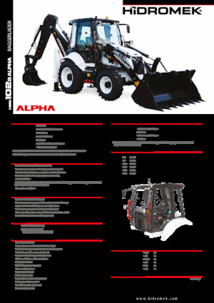 Rovokopači-utovarivači Hidromek HMK 102 B Alpha